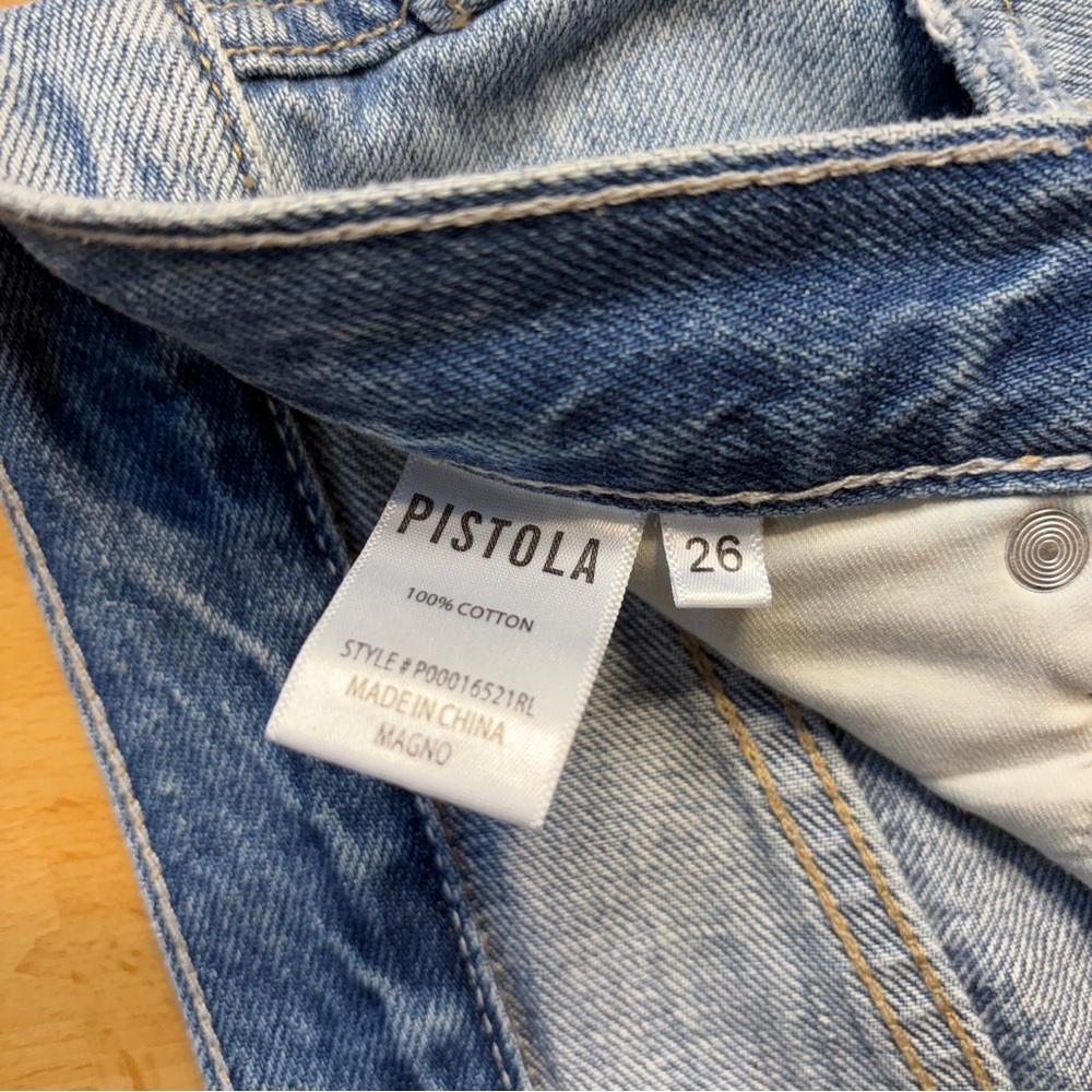 Anthropologie Pistola Bobbie Bowed Jean in Magnolia - Picture 6 of 12